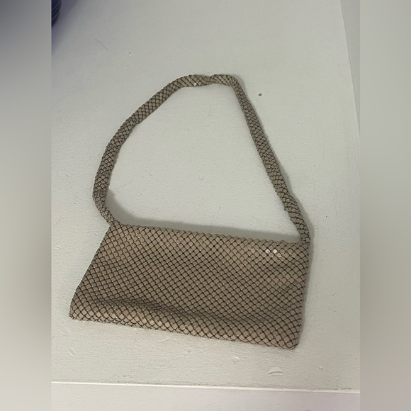 Vintage Jeanne Lottie Tan Mesh Purse - Picture 2 of 8